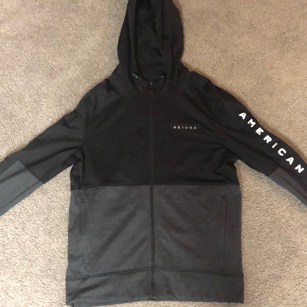 Black American Eagle Hoodie Adult Small